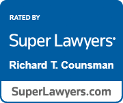 Rated By Super Lawyers | Richard T. Counsman | SuperLawyers.com